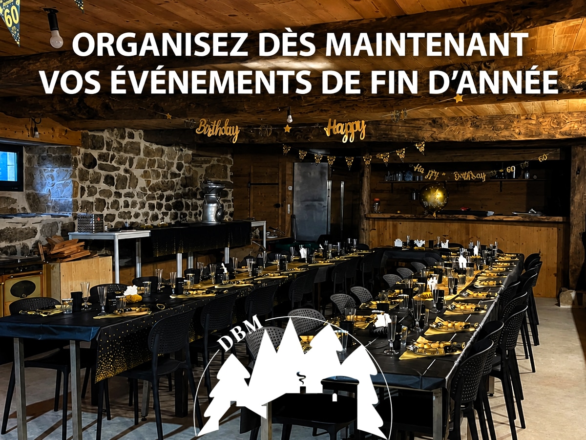 Organisez dès maintenant vos événements de fin d’année